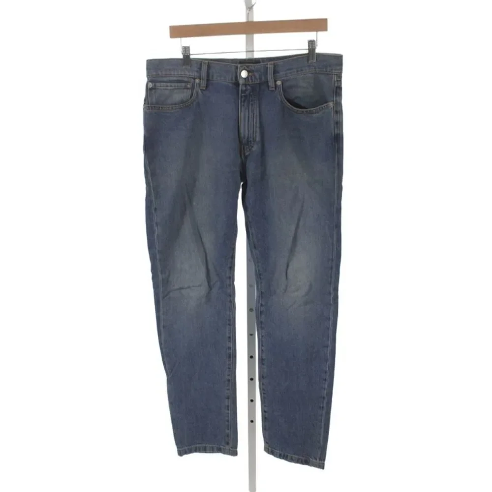Dunhill Mens Straight Jeans Blue Cotton Button Fly Size 34